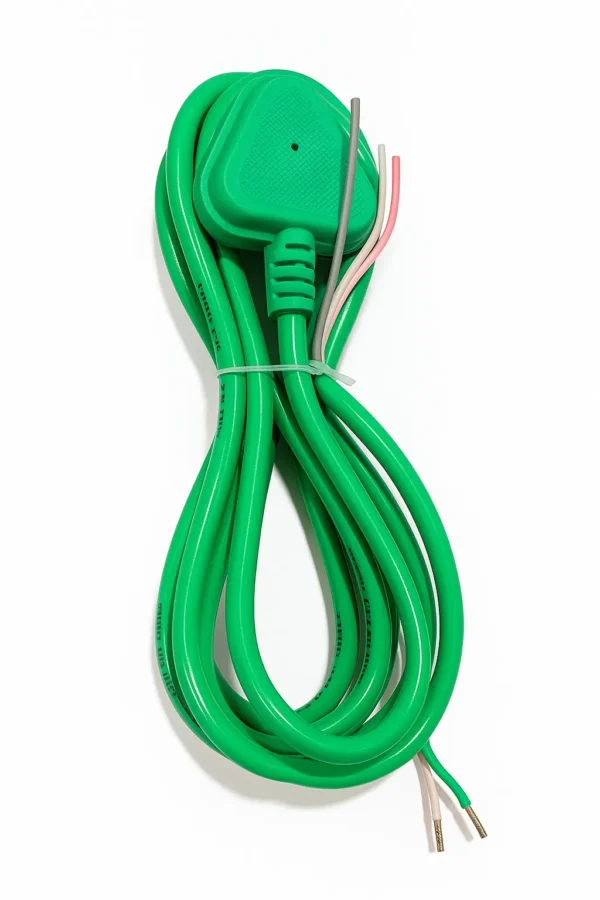 3 Pin Green Power Cord Wire